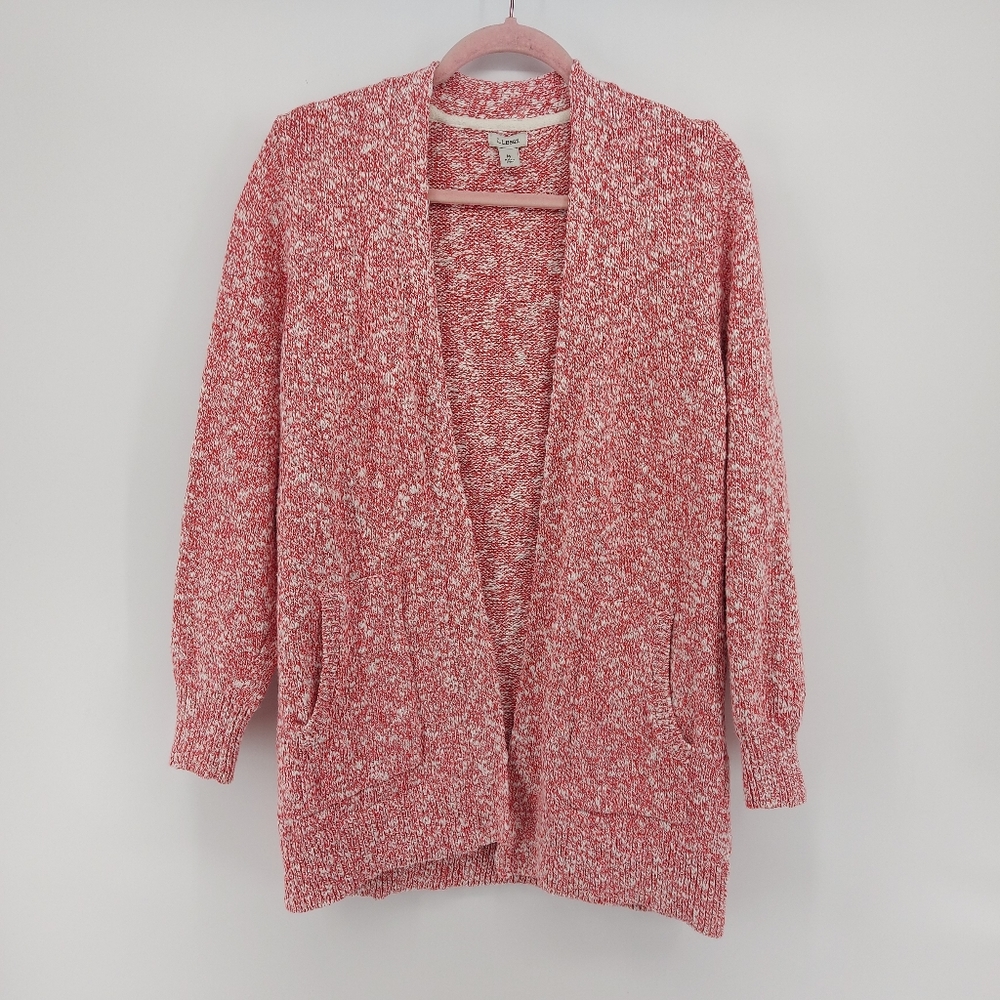 L.L. Bean Women's Cotton Ragg Sweater, Open Cardigan